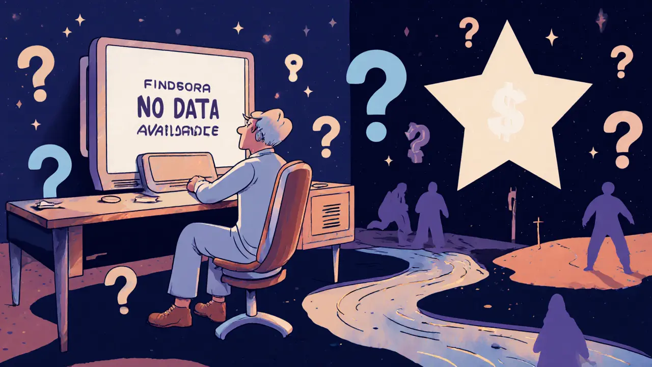 Lonely user facing a blank trading screen surrounded by empty liquidity pools and fading users.