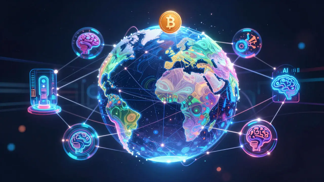 Futuristic blockchain-AI-IoT supply chain network