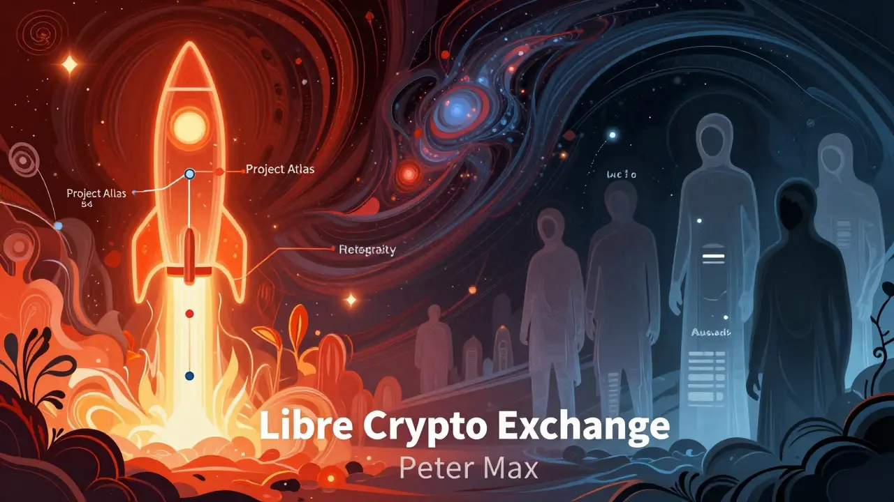 Conceptual art balancing crypto growth and regulatory risks