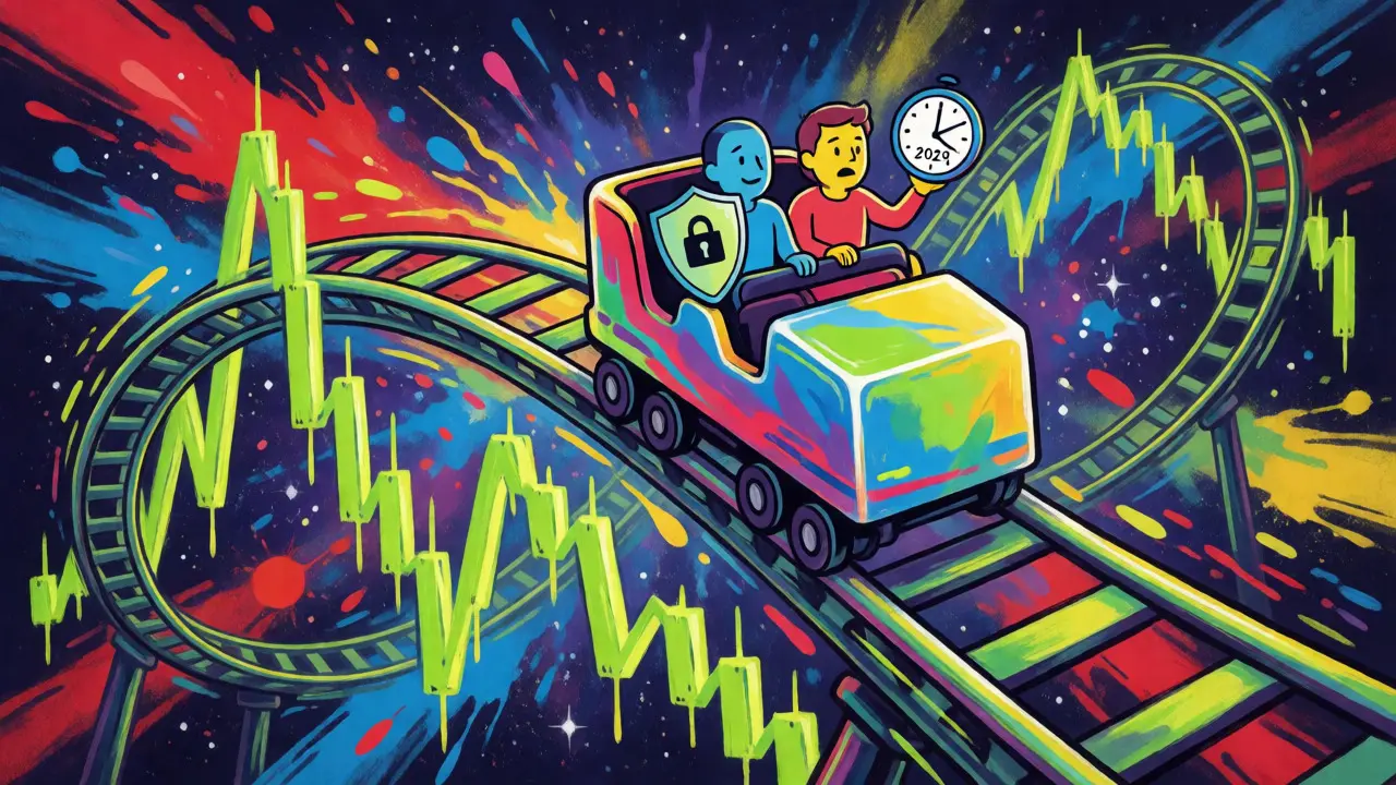 Investors riding volatile chart rollercoaster towards 2029