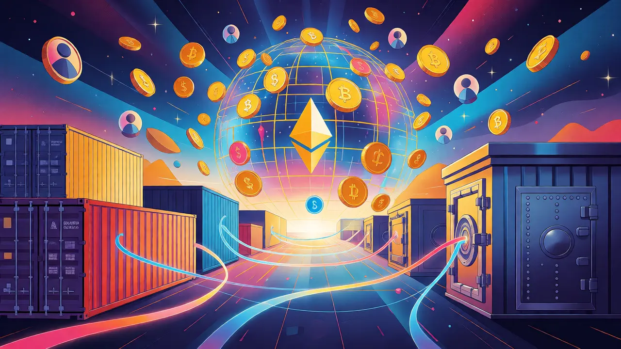 Enterprise supply chains and banks using private DLTs alongside public crypto networks